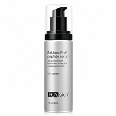 PCA Skin ExLinea Pro peptide serum bottle on a white background