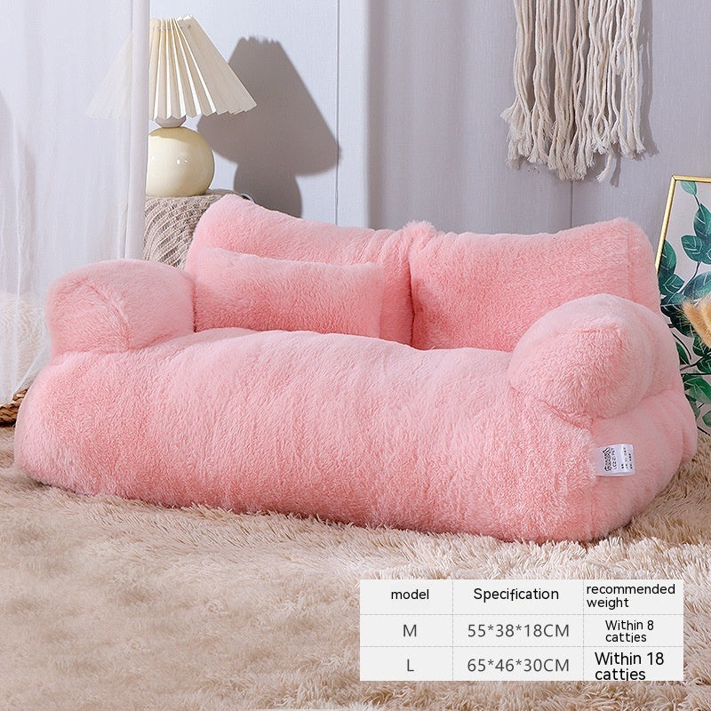 Soft Plush Cat & Dog Bed