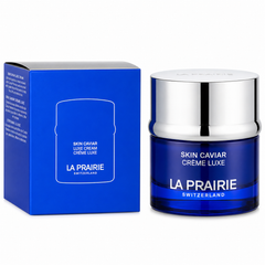 La Prairie Skin Caviar Crème Luxe jar and packaging on a white background