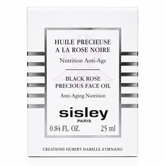 Sisley Paris Black Rose Precious Face Oil packaging on a white background